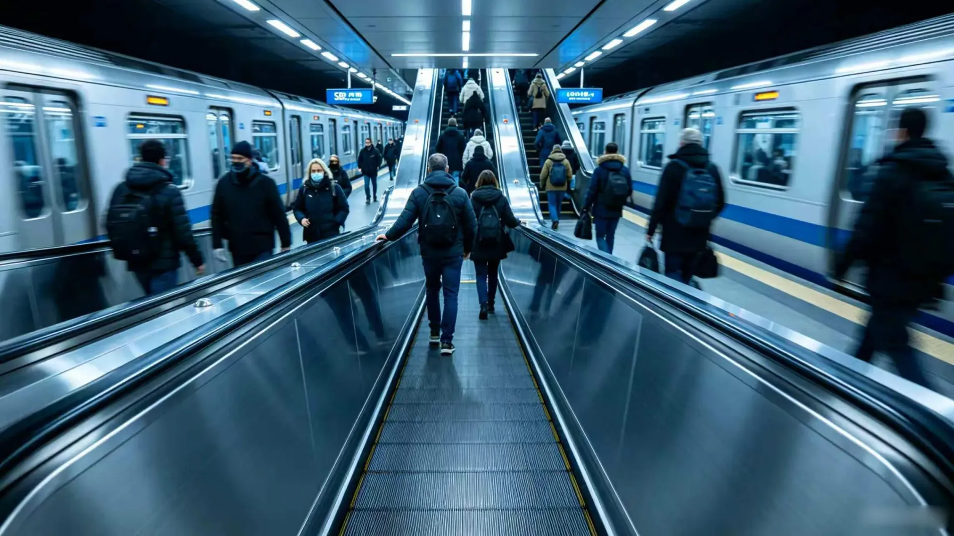 Escalator handrail belt for commercial escalator replacement