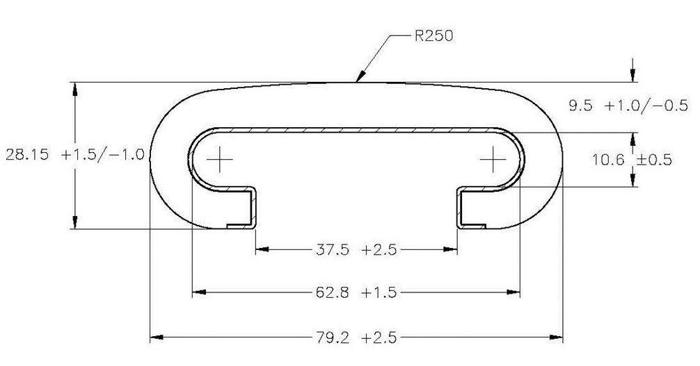 Kone escalator handrail replacement product